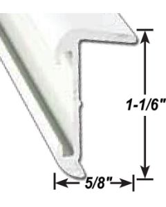 A P Products Roof Edge Polar White 16' 5/Cs APP 0215740116
