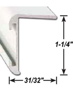 A P Products Ll Corner Mold. Polar White 16' 5/Cs APP 0218520116