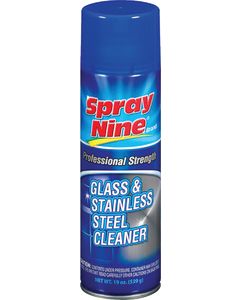 Spray Nine Glass & S.S. Cleaner 19 Oz SPN 23319