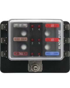 COLE HERSEE SD ATO LED FUSE HOLDER 6-WAY COL 880022BP
