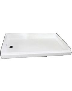 SPECIALTY RECREATION SHOWER PAN 24X36 WHT LFT DRAIN SRN SP2436WL