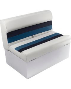 Wise Seating Pontoon 36  Bench Wh-Na-Bl WIS 8WD1001008