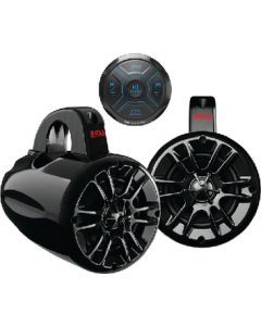 BOSS AUDIO SYSTEMS GAUGE RECV PKG 2CH W4  WAKETOW MG150T4