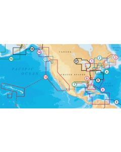 Navionics Carribean Plat+ On M155-Sd NAV SD908P2