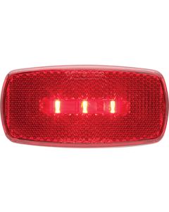 Optronics LEDMARK LGHT OVL BLK BSE RED OPT-MCL32RBBP