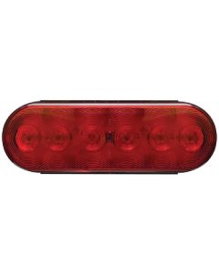 Optronics 6Led 6  Oval Tail Light OPT STL12RBP