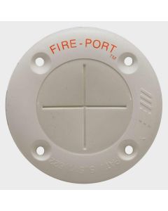 Marine East Boat Fire Port 165016 3 x 3/4 In White Plastic  Rubber