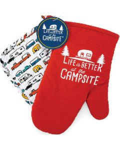 CAMCO RV RED OVEN MITT   RV POT HOLDER CRV 53260