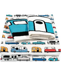CAMCO RV SHEET SET MULTI RV SHORT QUEEN CRV 53299
