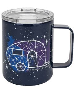 CAMCO RV MUG CONSTELLATION W/LID 14OZ CRV 53310