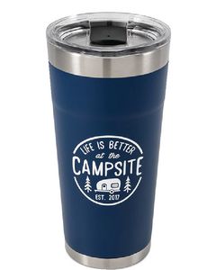 CAMCO RV TUMBLER NAVY 20OZ CRV 53323