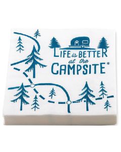 CAMCO RV PAPER NAPKINS MAP DESIGN CRV 53375