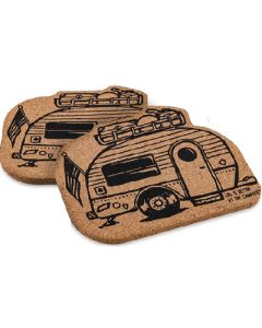 CAMCO RV COASTERS CORK 2PK CAMPER/LUGG CRV 53384