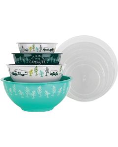 CAMCO RV NESTING BOWL SET MELAMINE CRV 53451