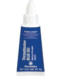 PERMATEX THREADLOCK GEL BLUE 35G TUBE 24835
