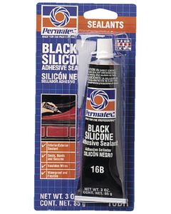 Permatex Blk. Silicone Adhesive Sealant PTX 81158