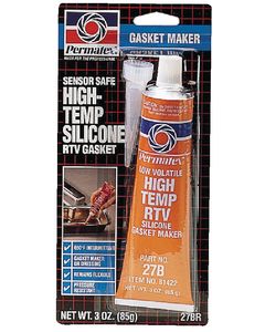 Permatex 3 Oz. Red Silicone-Sensor Saf PTX 81422