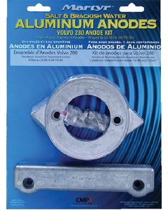Martyr Anodes Volvo 280 Anode Set Aluminum MTR CM280KITA