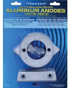 Martyr Anodes Volvo 290 Anode Set Aluminum MTR CM290KITA