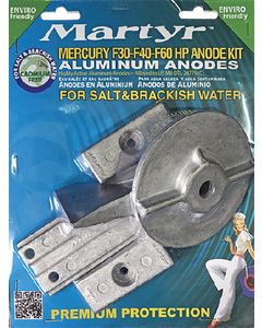 Martyr Anodes Anode Mer F30-F40-F60Hp Kit Al MTR-CMM3060KITA
