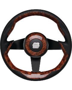 Uflex Steering Whl-Burl Grip Blk Spk UFX GRIMANIBRB