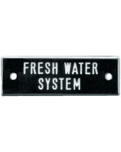 Bernard Engraving Nameplate-Fresh Water Sys 5/Pk BER IP052