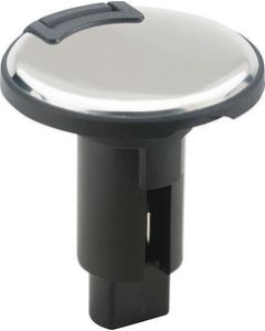Attwood LightArmor Plug-In Base - Round Series 2-Pin 316 S.S. ATT-910R2PSB7