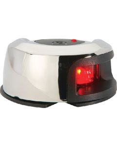 Attwood LightArmor LED Deck Mount Side Light Black Stainless Side ATT-NV2012SSR7
