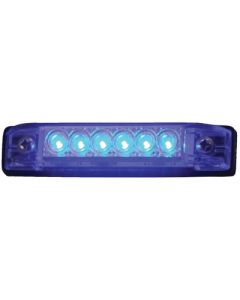 T-H Marine Led Slimline Strip 6 In Blue THM LED51806DP