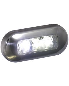 T-H Marine Led Oblong Courtesy Wht-Ss Bez THM LED51825DP