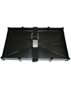 T-H Marine Battery Tray - W-Stainless Ste THM NBH24SSCDP