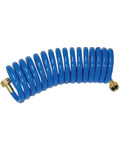 T-H Marine 15' Blu Wash Down Coiled Hose THM WDHBR15BBDP