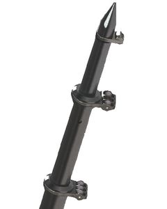 TACO METALS DLX 18 AL OUT RIG SLV-BLK OT-0318HD-BKA