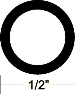 Taco Metals Black Vinyl Insert 50' TAC V120003BKA501