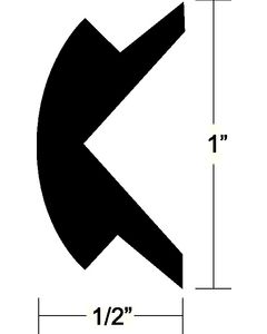 Taco Metals Vinyl Insert 1Inx70Ft Whc TAC V120303WHC701