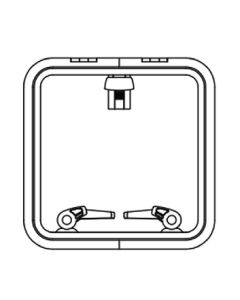 Lewmar 39944030 Low Profile Size 44 Rectangular Self Supporting Hatch LEW-39944030