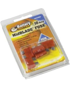 Battery Doctor Midblade ATO/ATC Fuses 10A 5/Pk WRC-24360