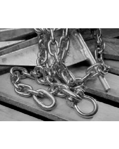 Tiedown Engineering Danforth 3/8X6 Ss Chn W/Shackl TIE 95226