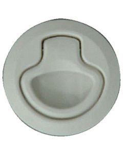Teak Isle Latch Flush Non-Locking White TIM 29200