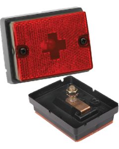 Wesbar Side Marker Red/Stud Mt WES 203113