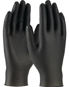 GLOVES SM BLACK NITRILE 100CT