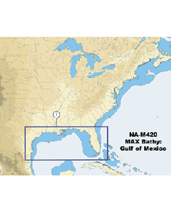 C-Map NA-M420 Gulf of Mexico Bathy Chart - C-Card NA-M420C-CARD