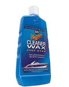 Meguiars Inc. 1 Step Boat Cleaner/Wax 16Oz MEG M5016