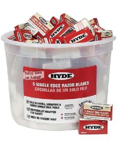 Hyde Tools Razor Blades Pail 100   5-Pack HYT 49500