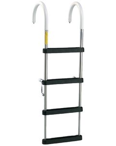 Garelick 4 Step Teles Pontoon Ladder GAR 12340