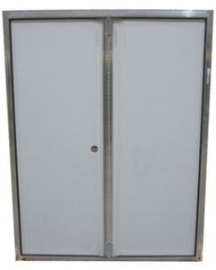 Dexter Axle Double Door Polar White 52.5X68 W/O DXA 5100DDNOWIND
