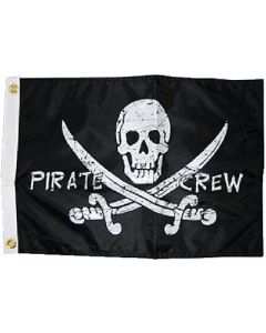 Taylor Pirate Crew 12X18 Nylon Flag TAY 1799