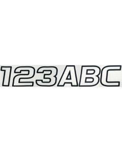 HARDLINE PRODUCTS SERIES 700 - CLEAR 700CLBLK