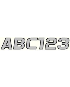 Hardline Products Series 700 Reg Kit Silv/Blk HRD SIBLK700