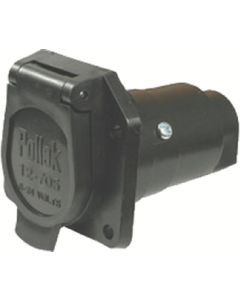 Pollack 7-Way Black Plastic Car End Socket Only JPC-12707EP